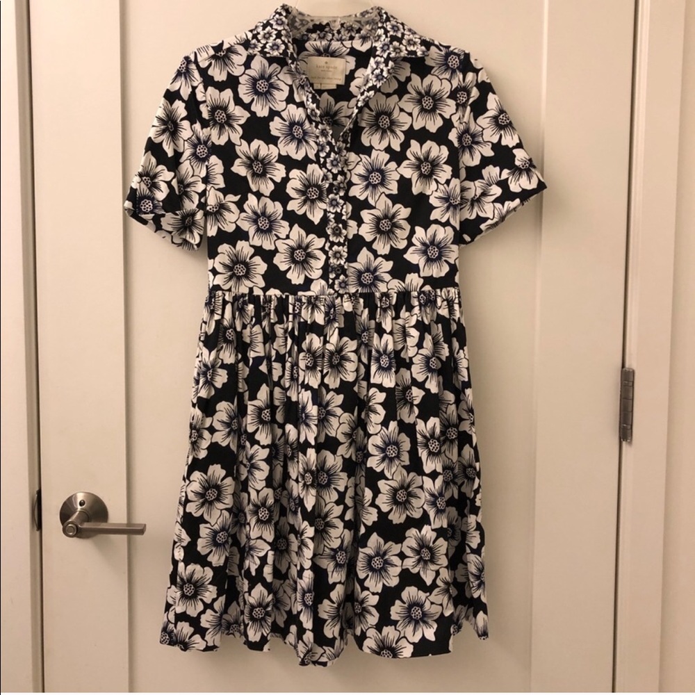 Kate Spade Floral Button Up Dress